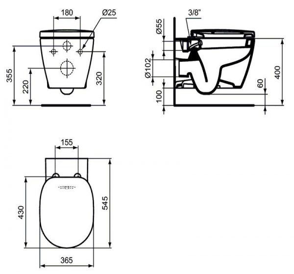 connect e781901 ideal standard toaletna chinia s bidetna shema