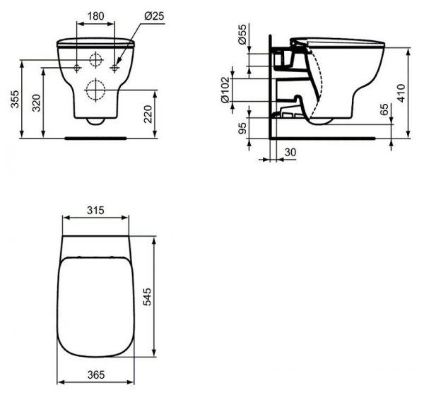 esedra aquablade t386001 ideal standard stenna toaletna chinia shema