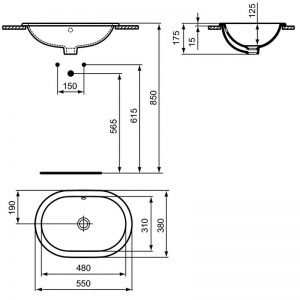 connect air 55 cm e504701 ideal standard ovalna mivka shema