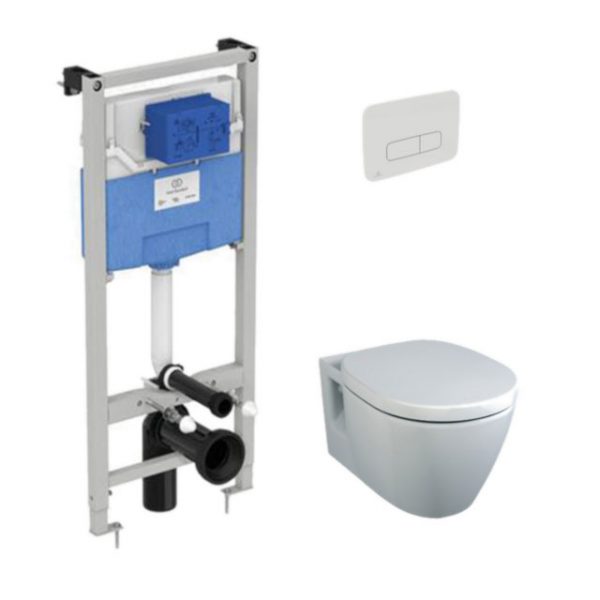 promopaket ideal standard struktura + toaletna chinia s kapak i buton e716601